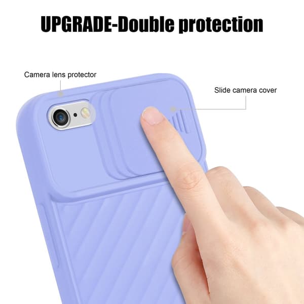 iPhone 6 PLUS / 6S PLUS Skal Fodral av flexibel TPU-silikon och med kameraskydd Mobilskydd Case Cover