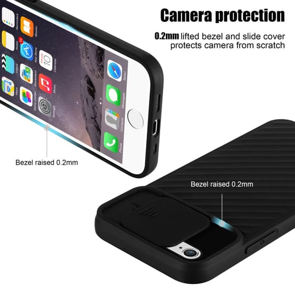 iPhone 6 PLUS / 6S PLUS Skal Fodral av flexibel TPU-silikon och med kameraskydd Mobilskydd Case Cover
