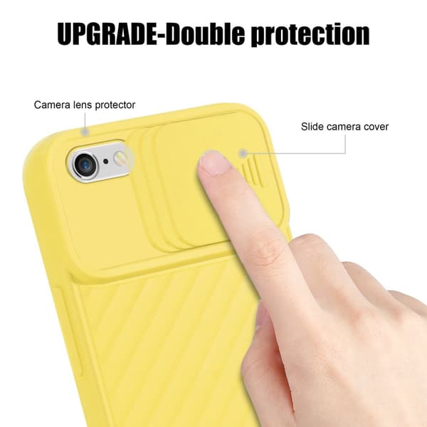 iPhone 6 PLUS / 6S PLUS Skal Fodral av flexibel TPU-silikon och med kameraskydd Mobilskydd Case Cover
