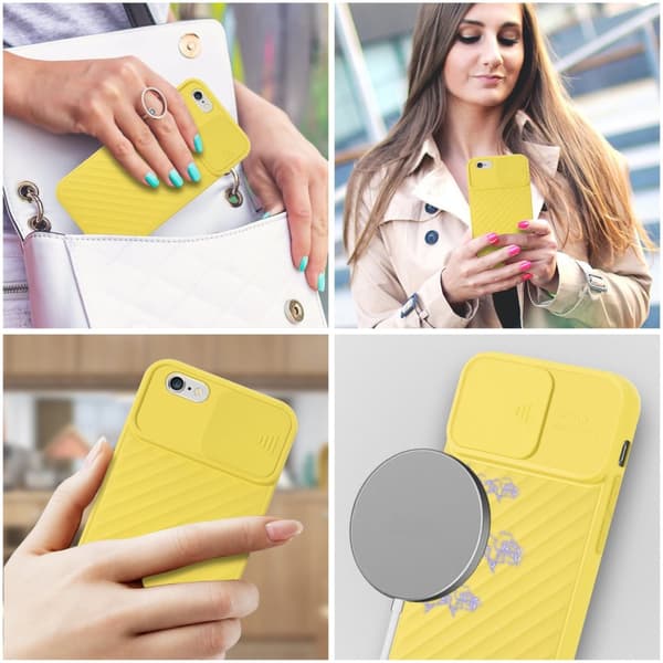 iPhone 6 PLUS / 6S PLUS Skal Fodral av flexibel TPU-silikon och med kameraskydd Mobilskydd Case Cover