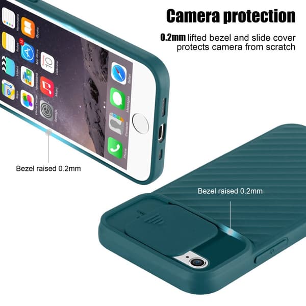 iPhone 6 PLUS / 6S PLUS Skal Fodral av flexibel TPU-silikon och med kameraskydd Mobilskydd Case Cover
