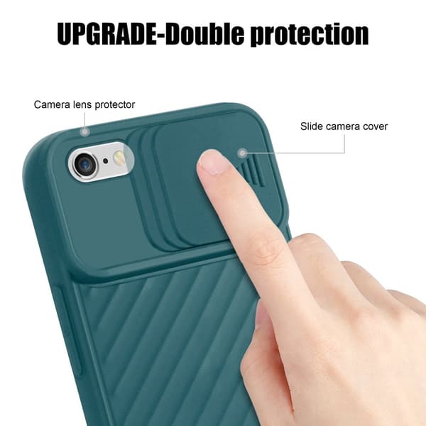 iPhone 6 PLUS / 6S PLUS Skal Fodral av flexibel TPU-silikon och med kameraskydd Mobilskydd Case Cover