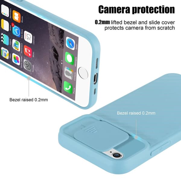 iPhone 6 PLUS / 6S PLUS Skal Fodral av flexibel TPU-silikon och med kameraskydd Mobilskydd Case Cover