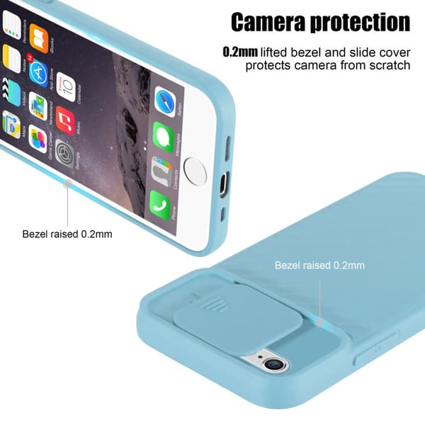 iPhone 6 PLUS / 6S PLUS Skal Fodral av flexibel TPU-silikon och med kameraskydd Mobilskydd Case Cover