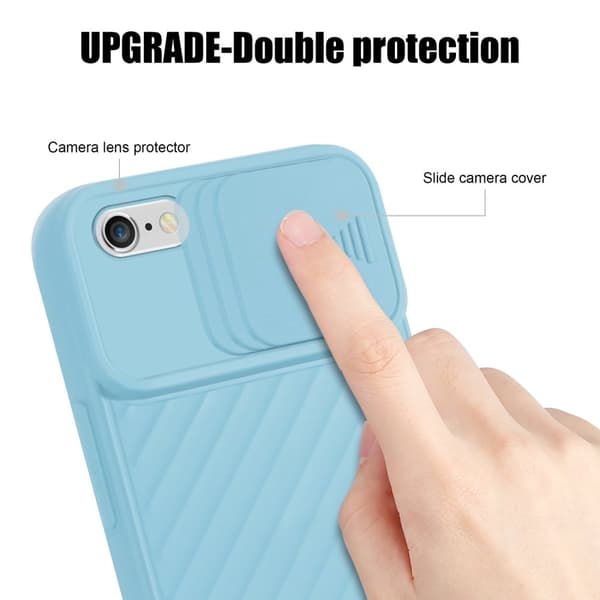 iPhone 6 PLUS / 6S PLUS Skal Fodral av flexibel TPU-silikon och med kameraskydd Mobilskydd Case Cover