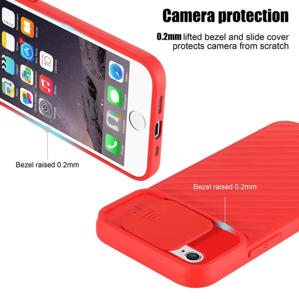 iPhone 6 PLUS / 6S PLUS Skal Fodral av flexibel TPU-silikon och med kameraskydd Mobilskydd Case Cover