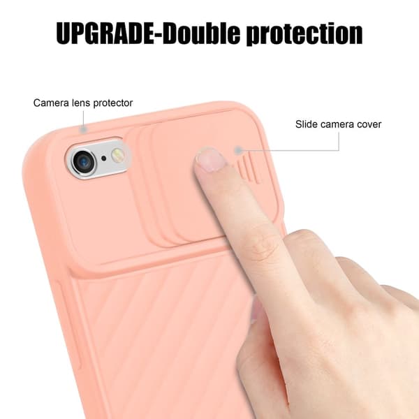 iPhone 6 PLUS / 6S PLUS Skal Fodral av flexibel TPU-silikon och med kameraskydd Mobilskydd Case Cover