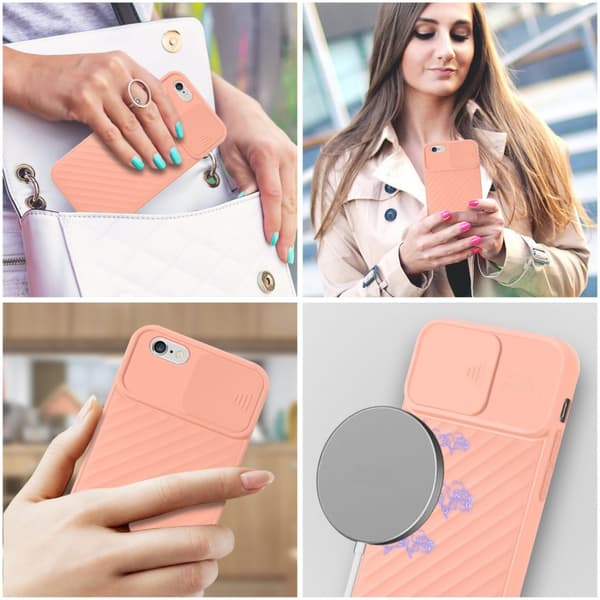 iPhone 6 PLUS / 6S PLUS Skal Fodral av flexibel TPU-silikon och med kameraskydd Mobilskydd Case Cover