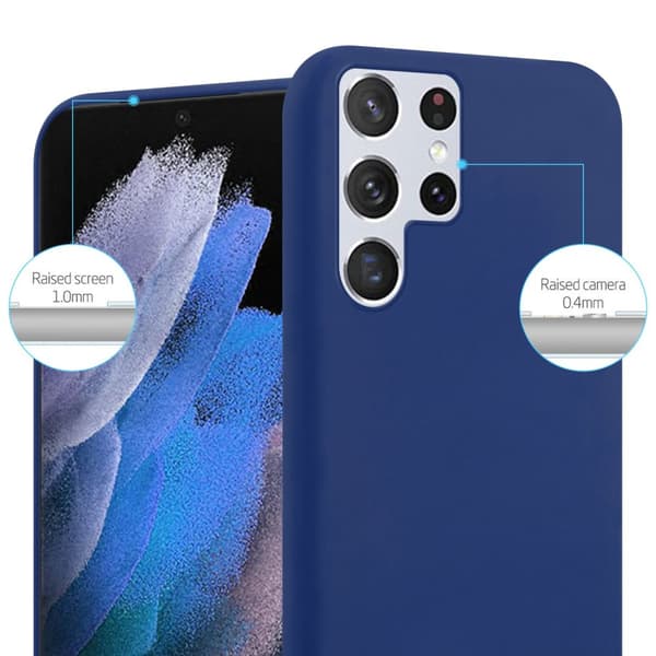 Samsung Galaxy S22 ULTRA Skal Fodral Case Cover Mobilskydd av flexibelt TPU-silikon