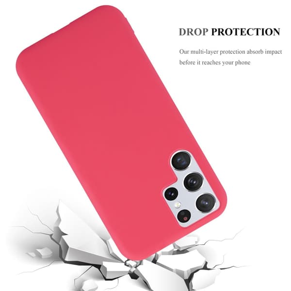 Samsung Galaxy S22 ULTRA Skal Fodral Case Cover Mobilskydd av flexibelt TPU-silikon