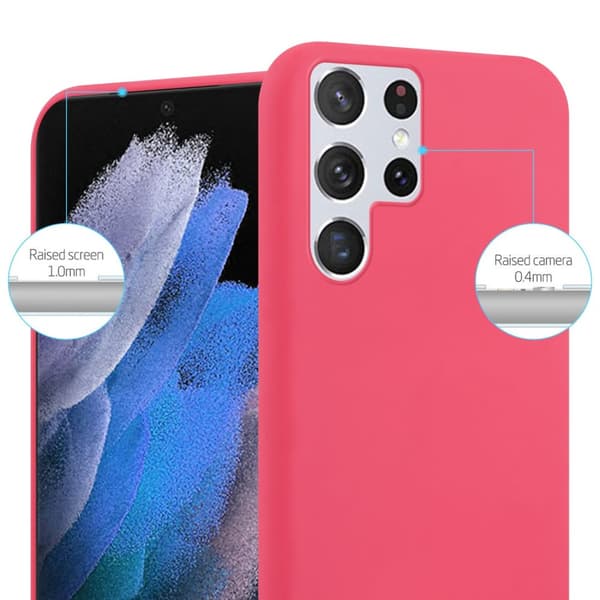 Samsung Galaxy S22 ULTRA Skal Fodral Case Cover Mobilskydd av flexibelt TPU-silikon