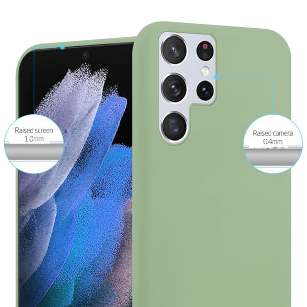 Samsung Galaxy S22 ULTRA Skal Fodral Case Cover Mobilskydd av flexibelt TPU-silikon