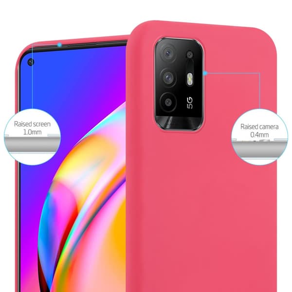 Oppo A94 5G Skal Fodral Case Cover Mobilskydd av flexibelt TPU-silikon