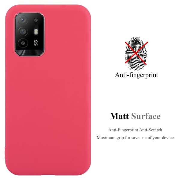Oppo A94 5G Skal Fodral Case Cover Mobilskydd av flexibelt TPU-silikon
