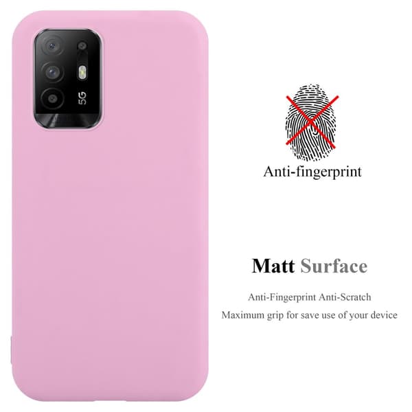 Oppo A94 5G Skal Fodral Case Cover Mobilskydd av flexibelt TPU-silikon