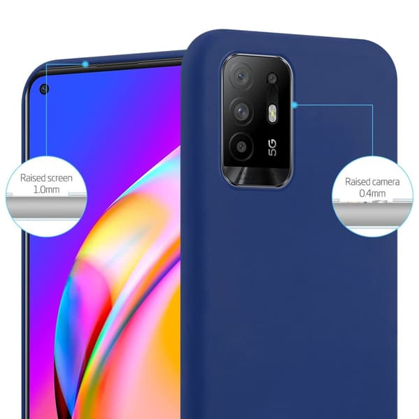 Oppo A94 5G Skal Fodral Case Cover Mobilskydd av flexibelt TPU-silikon