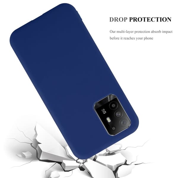 Oppo A94 5G Skal Fodral Case Cover Mobilskydd av flexibelt TPU-silikon