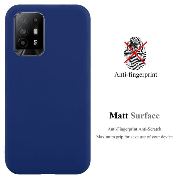 Oppo A94 5G Skal Fodral Case Cover Mobilskydd av flexibelt TPU-silikon