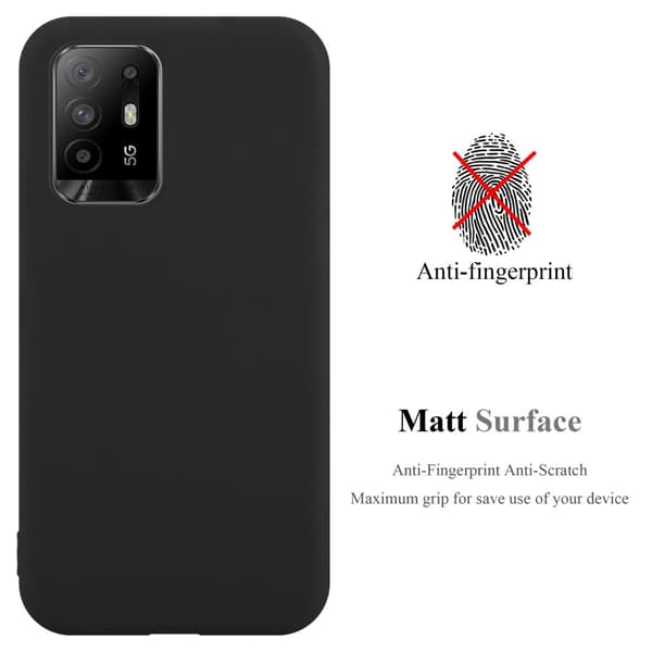 Oppo A94 5G Skal Fodral Case Cover Mobilskydd av flexibelt TPU-silikon