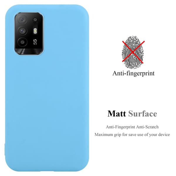 Oppo A94 5G Skal Fodral Case Cover Mobilskydd av flexibelt TPU-silikon