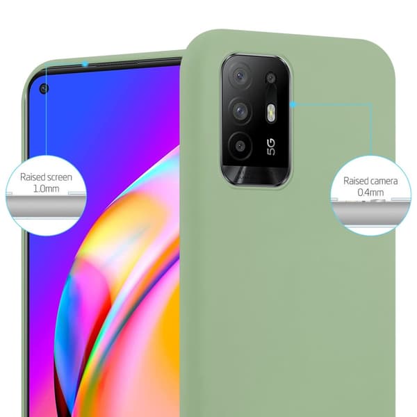 Oppo A94 5G Skal Fodral Case Cover Mobilskydd av flexibelt TPU-silikon