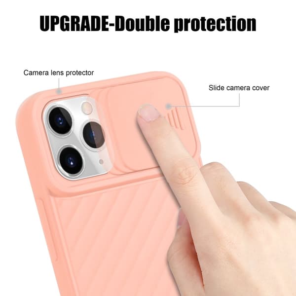 iPhone 11 PRO Suojakuori Suojakotelo joka on valmistettu joustavasta TPU-silikonista ja jossa on kameran suojaus