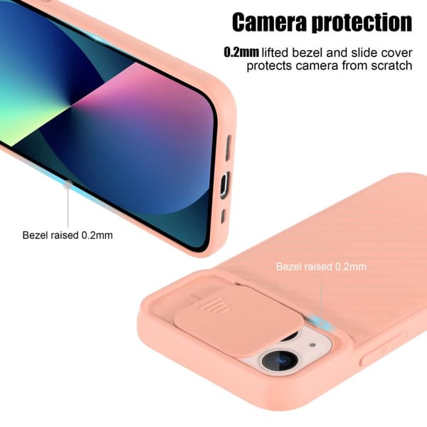 iPhone 13 Skal Fodral av flexibel TPU-silikon och med kameraskydd Mobilskydd Case Cover