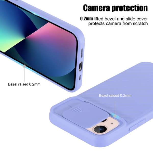 iPhone 13 Skal Fodral av flexibel TPU-silikon och med kameraskydd Mobilskydd Case Cover