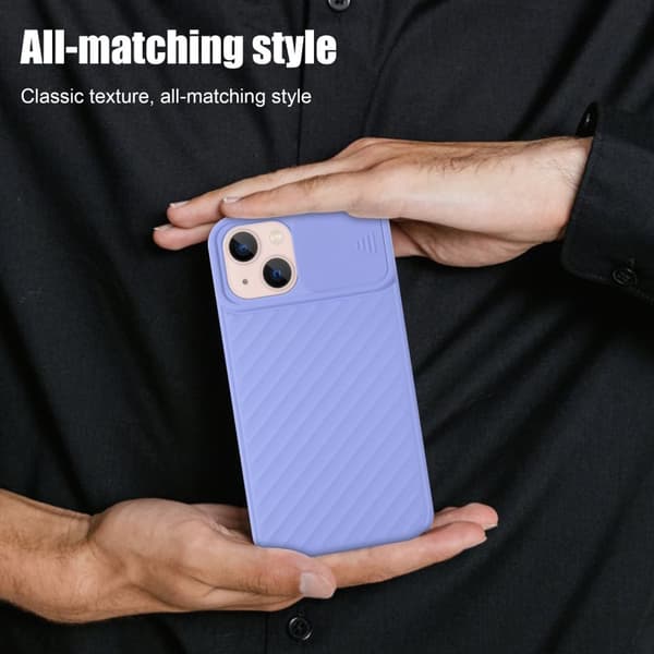 iPhone 13 Skal Fodral av flexibel TPU-silikon och med kameraskydd Mobilskydd Case Cover