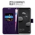 Miniatyrbild 3 av 8: Huawei MATE 10 PRO Skal Fodral i blomdesign Mobilskydd Case Cover med magnetisk stängning, ståfunktion och kortplatser