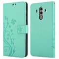 Miniatyrbilde 8 av 8: Deksel til Huawei MATE 10 PRO Lommebokdeksel i blomster design med magnetisk lukking, stativfunksjon og kortplasser