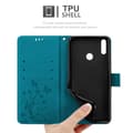 Miniatyrbild 6 av 6: Huawei Y7 2019 / Y7 PRIME 2019 Skal Fodral i blomdesign Mobilskydd Case Cover med magnetisk stängning, ståfunktion och kortplatser