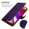 Miniatyrbild 5 av 8: LG G7 ThinQ / FIT / ONE Skal Fodral i blomdesign Mobilskydd Case Cover med magnetisk stängning, ståfunktion och kortplatser
