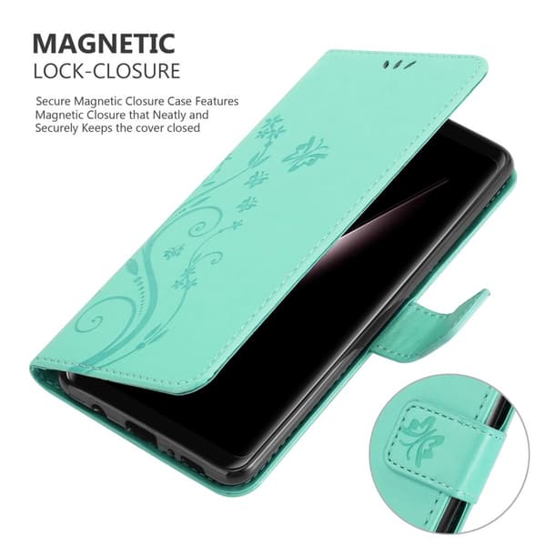 LG V30 / V30+ / V30S / V30S+ Suojakotelo Suojakuori Lompakkokotelo Matkapuhelinkotelo Kukat jossa on magneettisuljenta, jalusta-toiminto ja