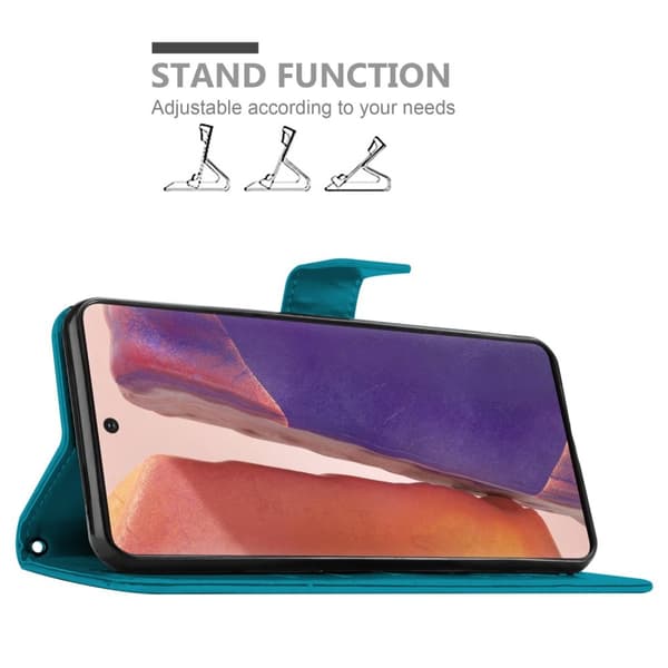 Samsung Galaxy NOTE 20 Pungetui Cover Blomster ()
