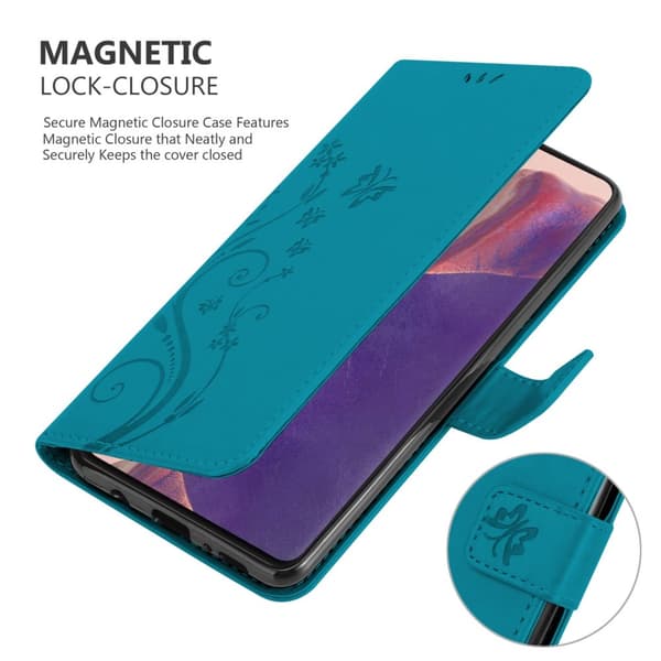 Samsung Galaxy NOTE 20 Pungetui Cover Blomster ()