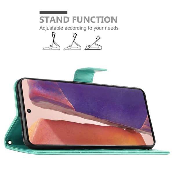 Samsung Galaxy NOTE 20 Pungetui Cover Blomster ()