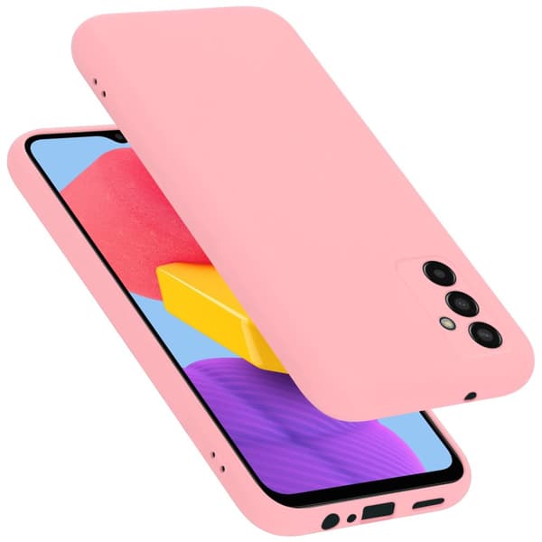 Samsung Galaxy M13 4G Skal Fodral av flexibelt TPU-silikon Case Cover LIQUID ROSA