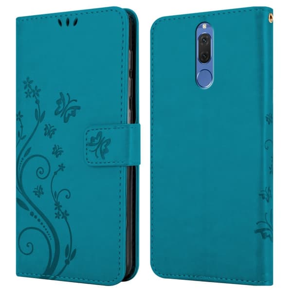 Huawei MATE 10 LITE / NOVA 2i Pungetui Cover Blomster ()