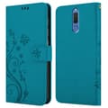 Miniatyrbilde 7 av 7: Deksel til Huawei MATE 10 LITE / NOVA 2i Lommebokdeksel i blomster design med magnetisk lukking, stativfunksjon og kortplasser