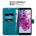 Miniatyrbilde 2 av 7: Deksel til Huawei MATE 10 LITE / NOVA 2i Lommebokdeksel i blomster design med magnetisk lukking, stativfunksjon og kortplasser