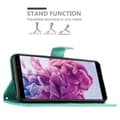 Miniatyrbillede 3 af 7: Huawei MATE 10 LITE / NOVA 2i Pungetui Cover Blomster ()