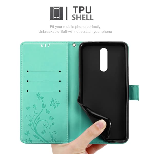 Huawei MATE 10 LITE / NOVA 2i Pungetui Cover Blomster ()