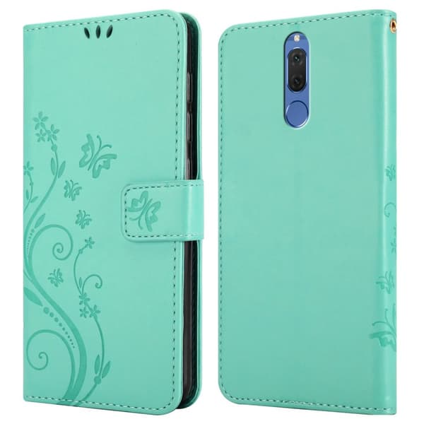 Huawei MATE 10 LITE / NOVA 2i Pungetui Cover Blomster ()