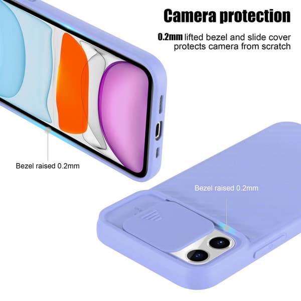 iPhone 11 Skal Fodral av flexibel TPU-silikon och med kameraskydd Mobilskydd Case Cover