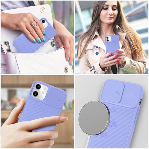 iPhone 11 Skal Fodral av flexibel TPU-silikon och med kameraskydd Mobilskydd Case Cover