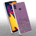 Miniatyrbild 3 av 8: Huawei P20 LITE 2018 / NOVA 3E Skal Fodral Case Cover av flexibelt TPU-silikon med glittrande glitter