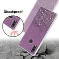 Miniatyrbild 6 av 8: Huawei P20 LITE 2018 / NOVA 3E Skal Fodral Case Cover av flexibelt TPU-silikon med glittrande glitter