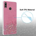 Miniatyrbild 4 av 8: Huawei P20 LITE 2018 / NOVA 3E Skal Fodral Case Cover av flexibelt TPU-silikon med glittrande glitter