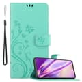 Miniatyrbilde 1 av 11: Deksel til Samsung Galaxy S20 FE Lommebokdeksel i blomster design med magnetisk lukking, stativfunksjon og kortplasser